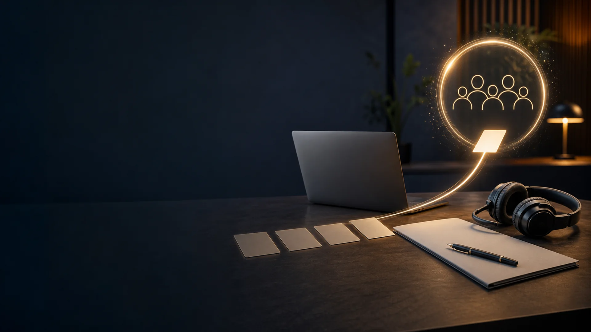 Arbeitgeber unterzeichnet Arbeitsvertrag mit Remote-Mitarbeiter – digitale Unterschrift auf Tablet mit Laptop im Hintergrund